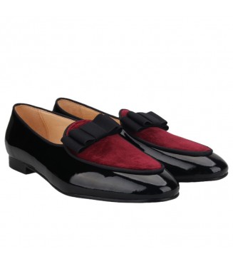 Liam Michael Special Occasion Collection 86 (marron suede with black bow)