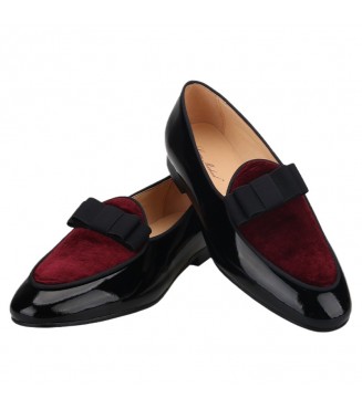 Liam Michael Special Occasion Collection 86 (marron suede with black bow)