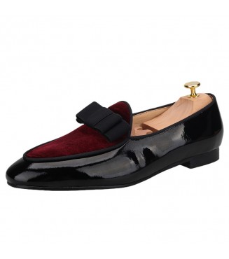 Liam Michael Special Occasion Collection 86 (marron suede with black bow)