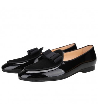 Liam Michael Special Occasion Collection 88 (black suede with black bow)